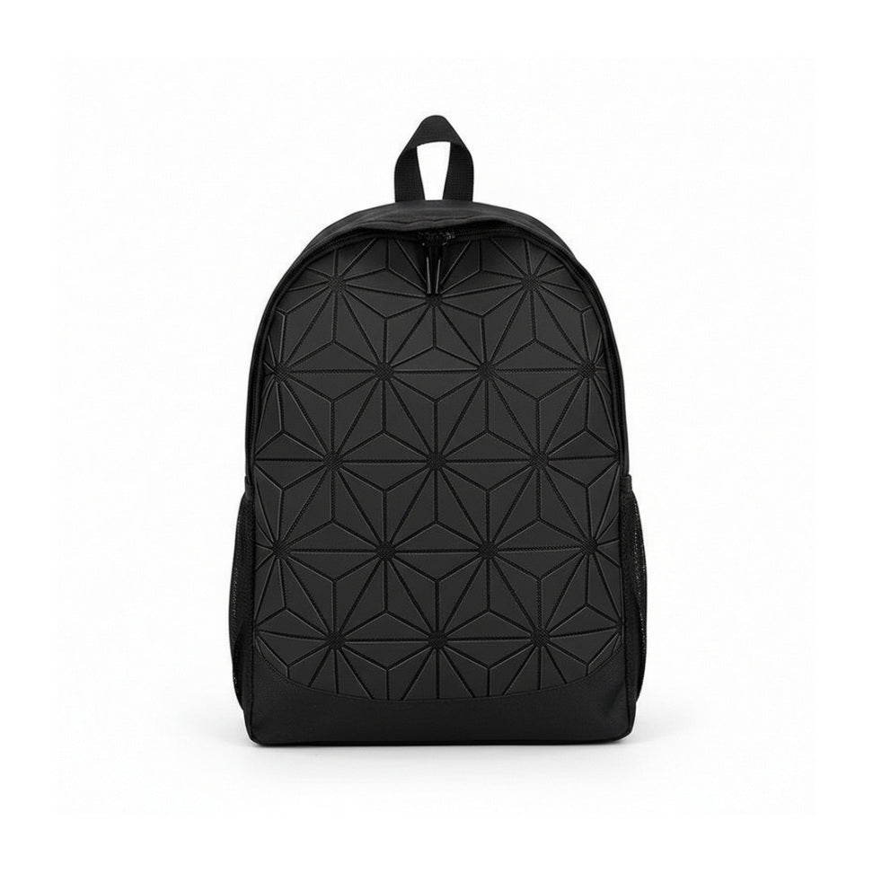 Geometric Canvas Backpack – Everyday Cool