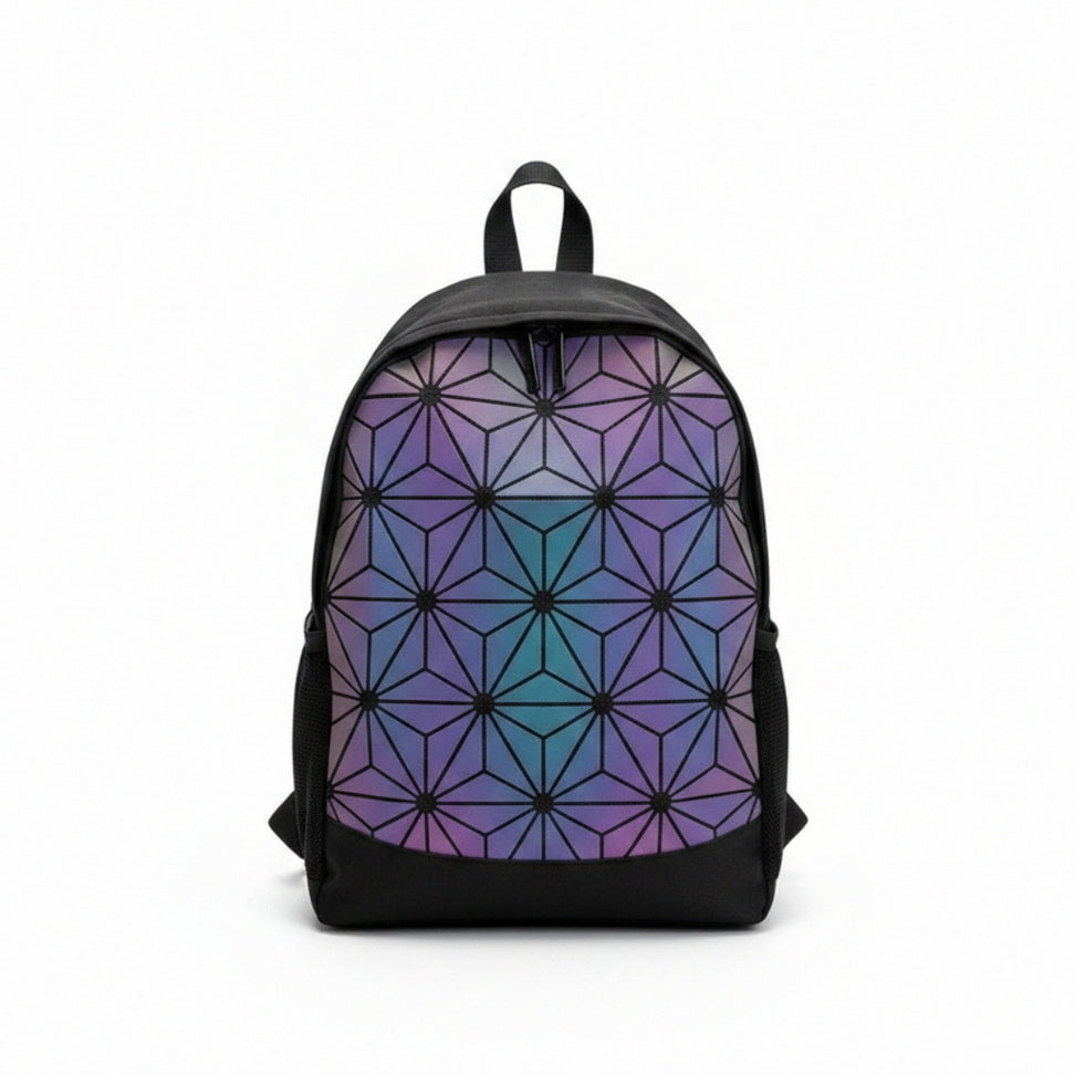 Geometric Canvas Backpack – Everyday Cool