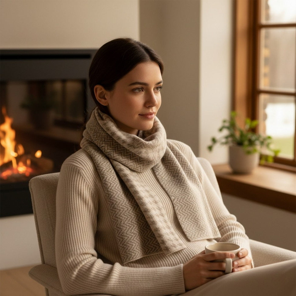 Ultra-Soft 100% Cashmere Winter Scarf