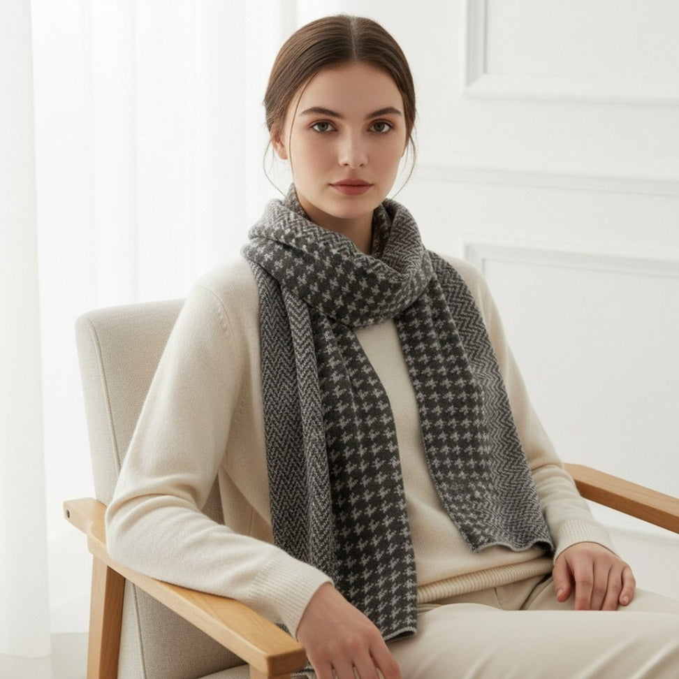 Ultra-Soft 100% Cashmere Winter Scarf