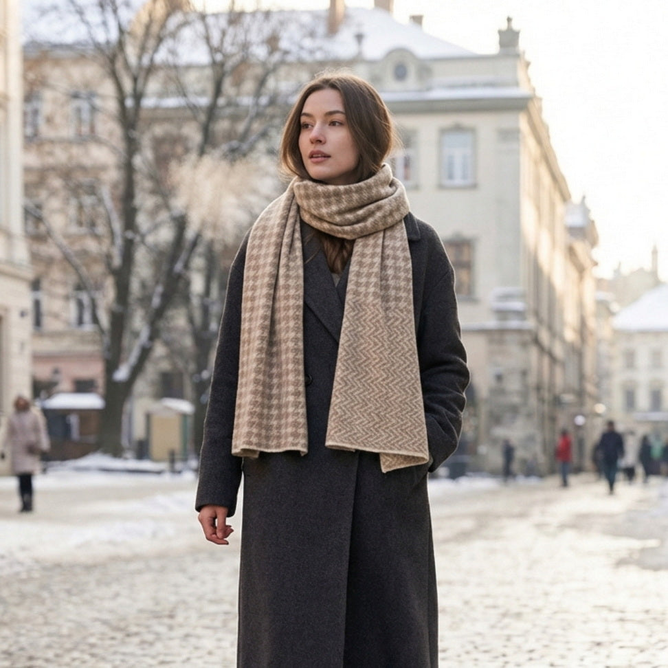 Ultra-Soft 100% Cashmere Winter Scarf