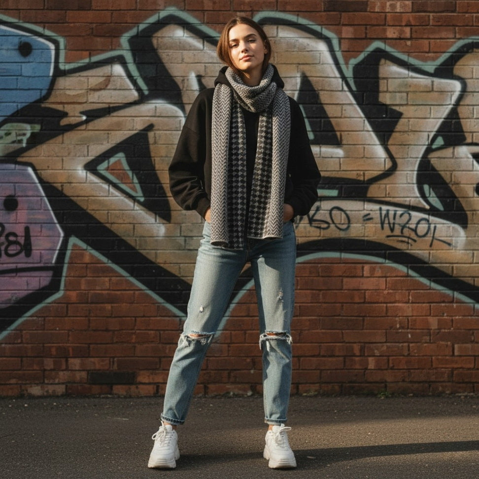 Ultra-Soft 100% Cashmere Winter Scarf