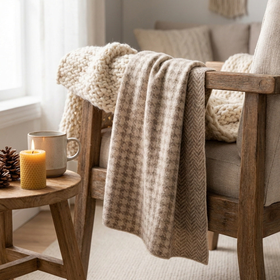 Ultra-Soft 100% Cashmere Winter Scarf