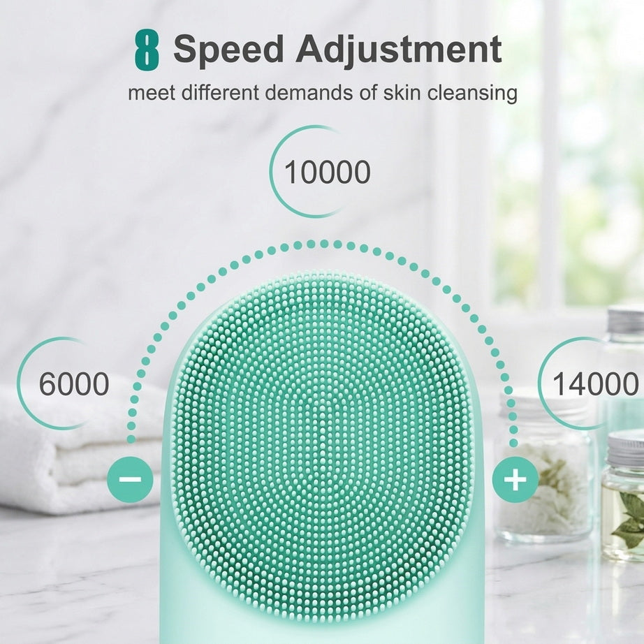 3-in-1 Ultrasonic Facial Cleansing Brush