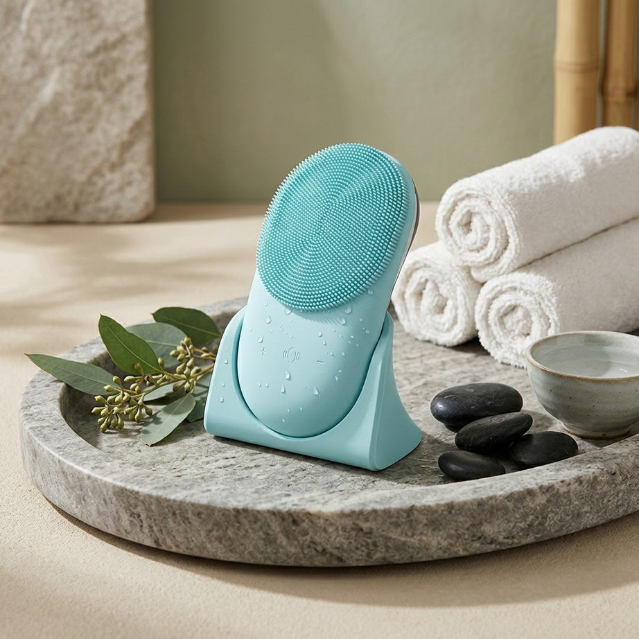 3-in-1 Ultrasonic Facial Cleansing Brush