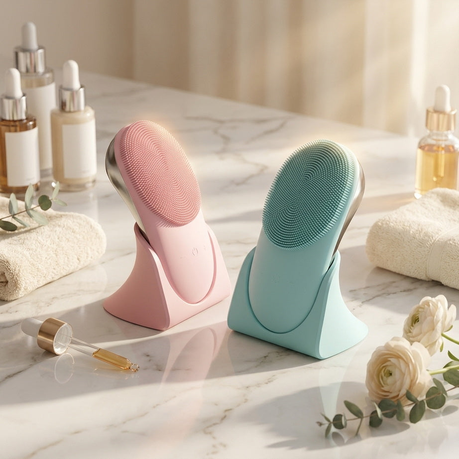 3-in-1 Ultrasonic Facial Cleansing Brush