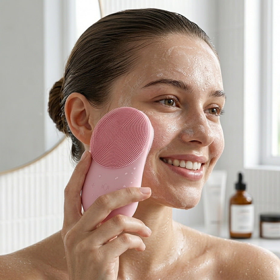 3-in-1 Ultrasonic Facial Cleansing Brush