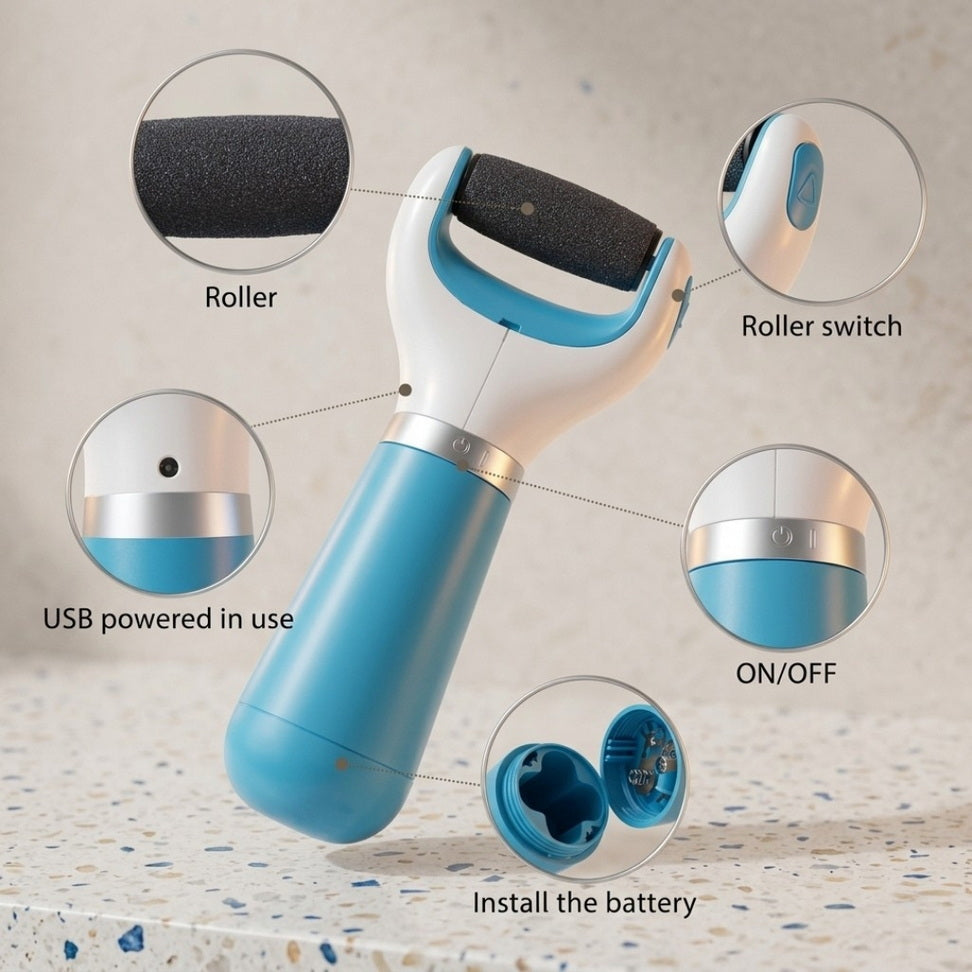 Vacuum Foot File – Smooth, Clean & Rechargeable Magic