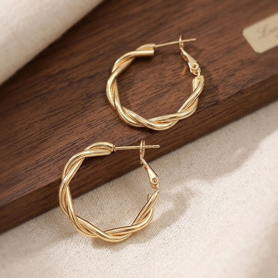 Vintage Braid Drop Earrings