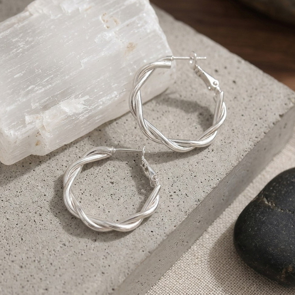 Vintage Braid Drop Earrings