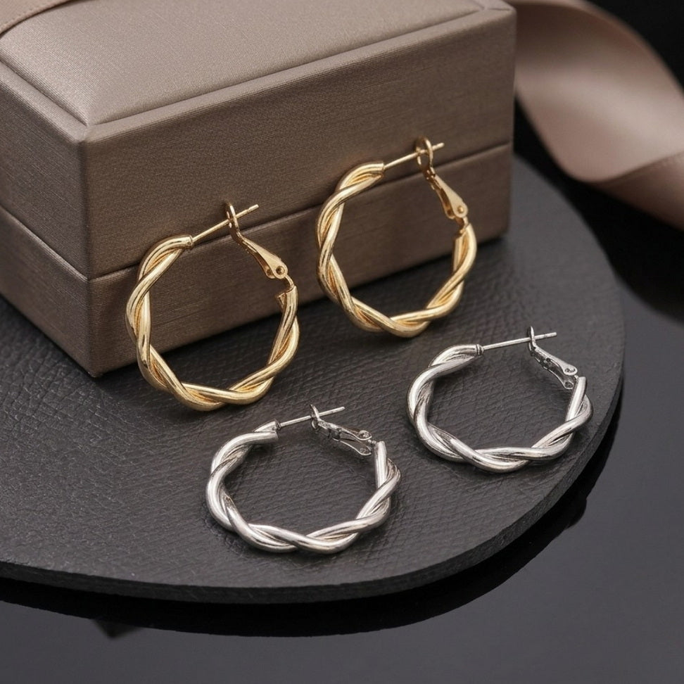 Vintage Braid Drop Earrings