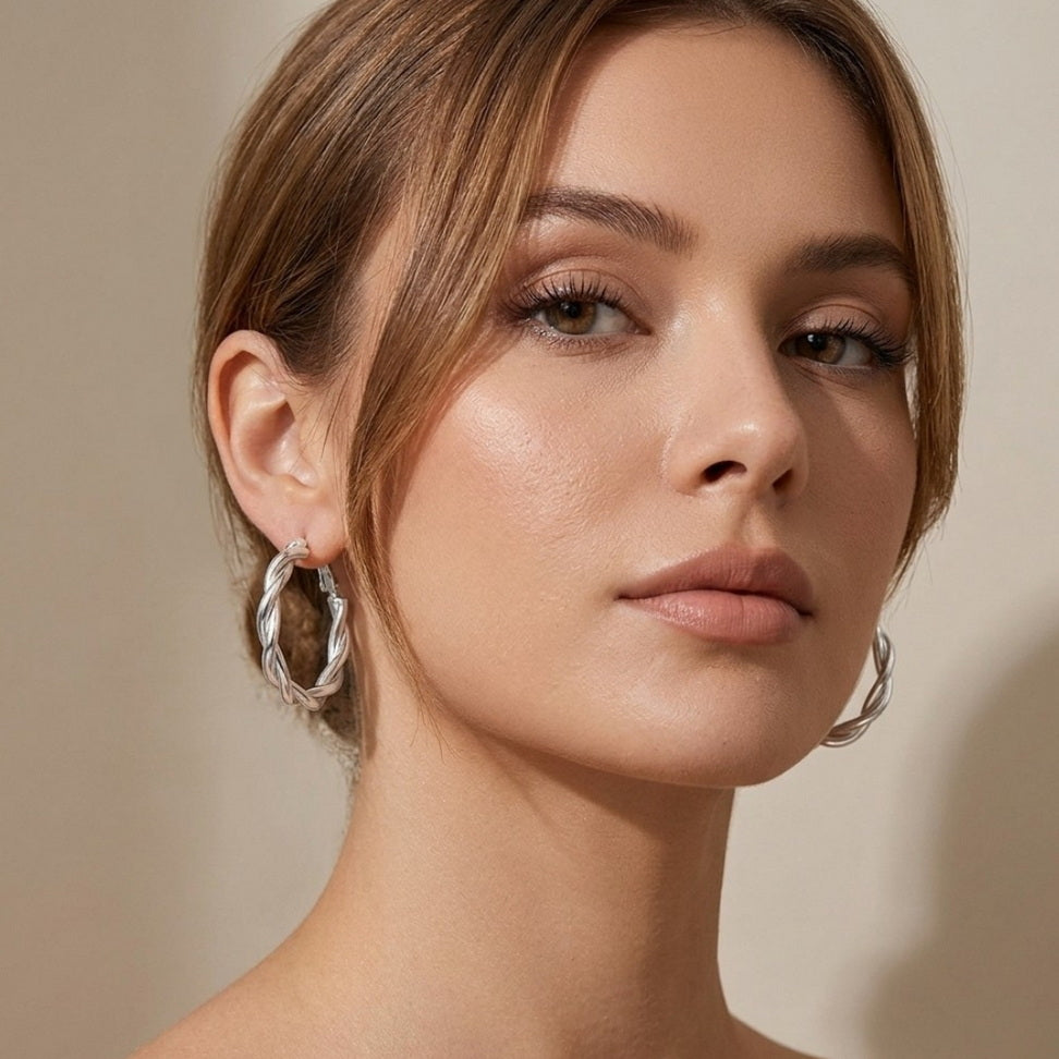 Vintage Braid Drop Earrings