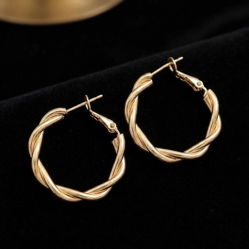 Vintage Braid Drop Earrings