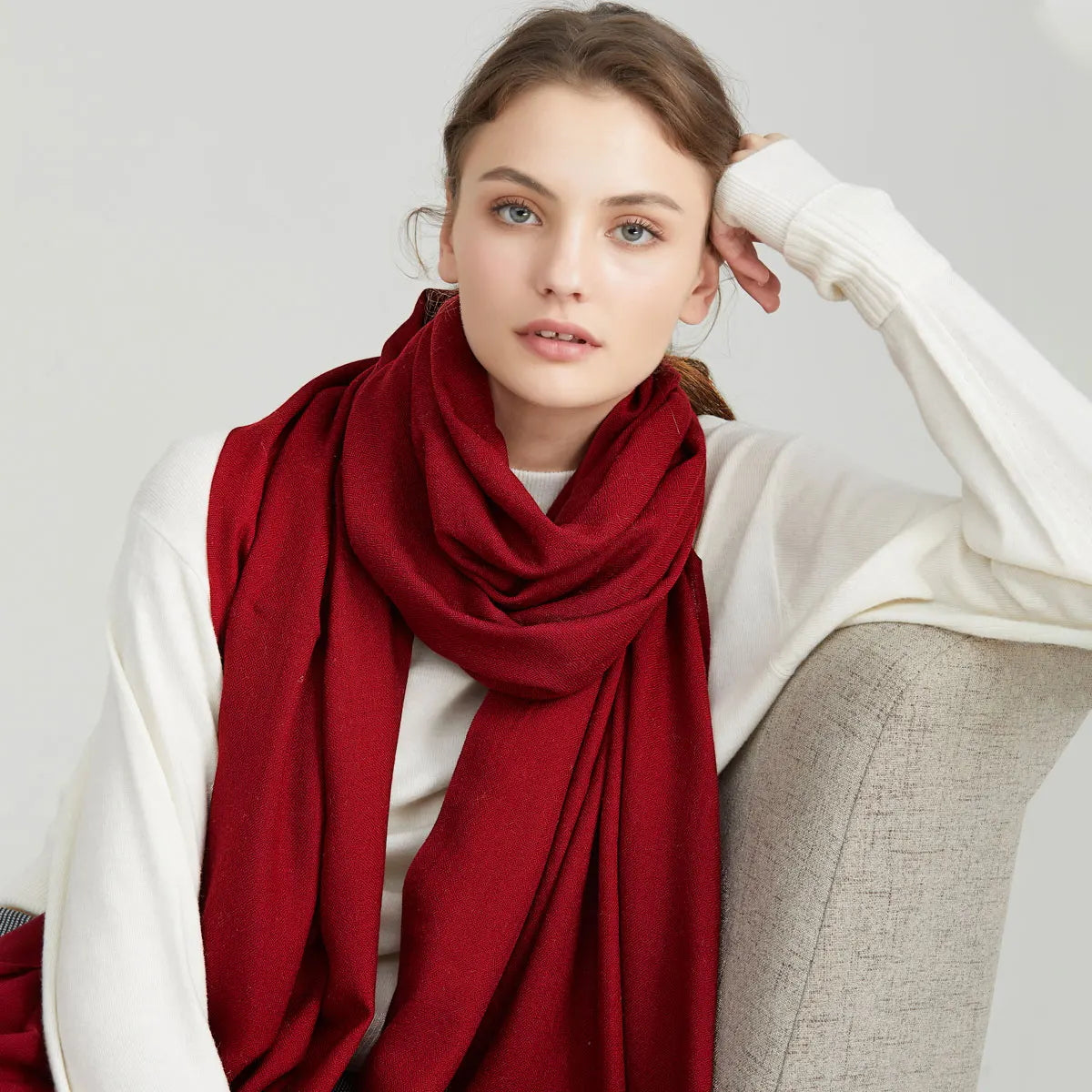 Glam Cozy Luxe Winter Scarf