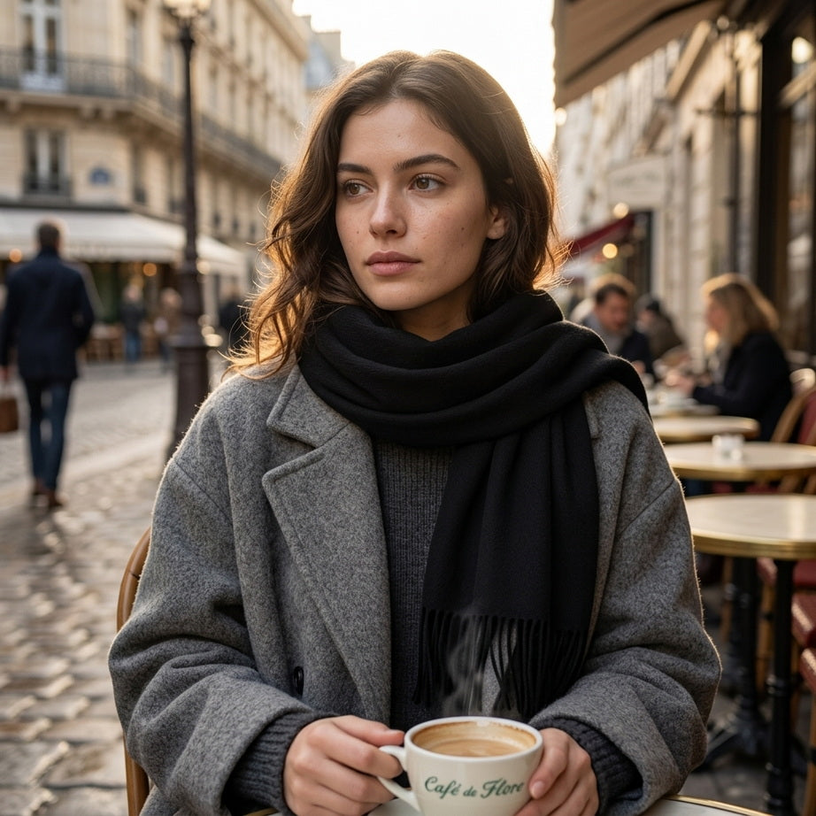 Winter Cashmere Scarf for Effortless Winter Style